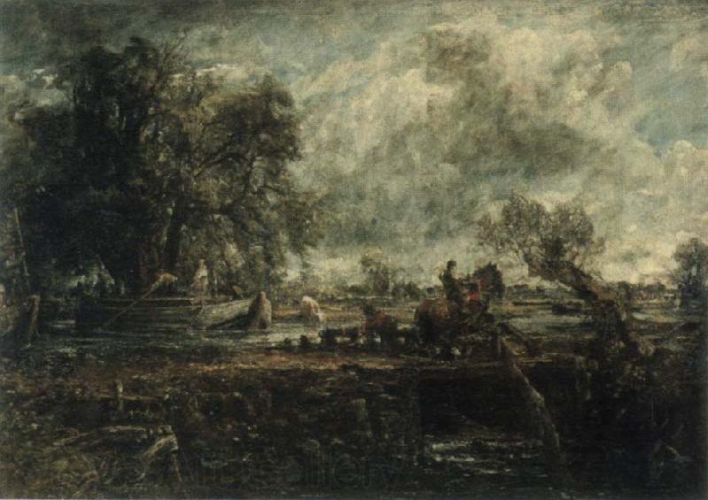 John Constable A Study for The Leaping Horse Spain oil painting art